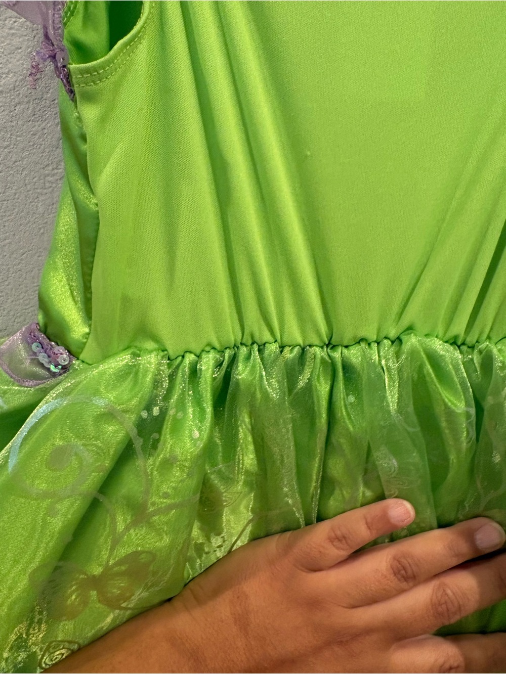 Disney Store Tinker Bell Halloween Costume Toddler Girls Size 5/6 Fairy Princess - Picture 6 of 16